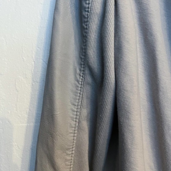 Blank NYC Anthropologie Faux Leather Cotton Moto Jacket Zip Stretch XS - Picture 3 of 5